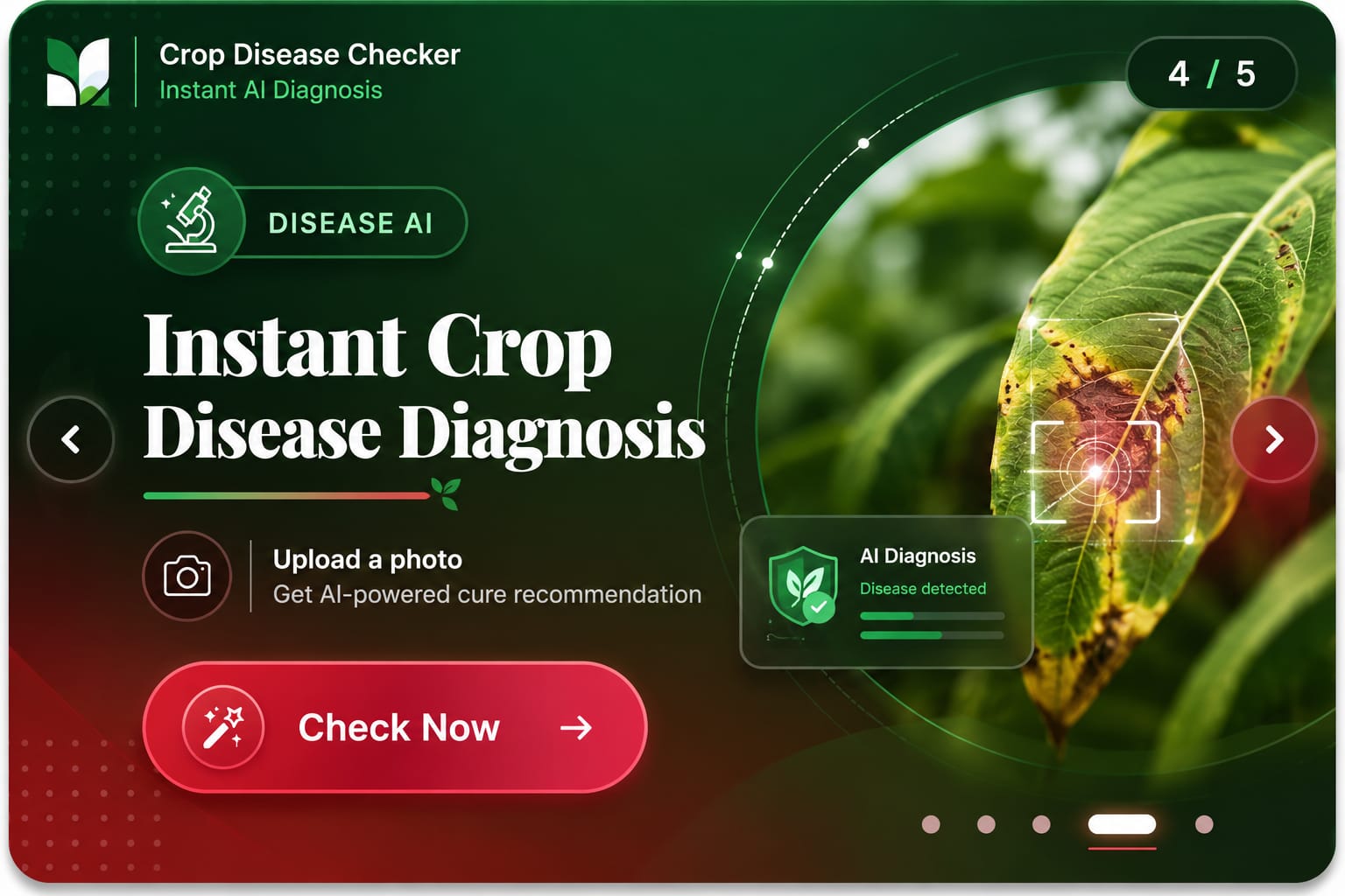 Crop Disease Checker — Instant AI Diagnosis
