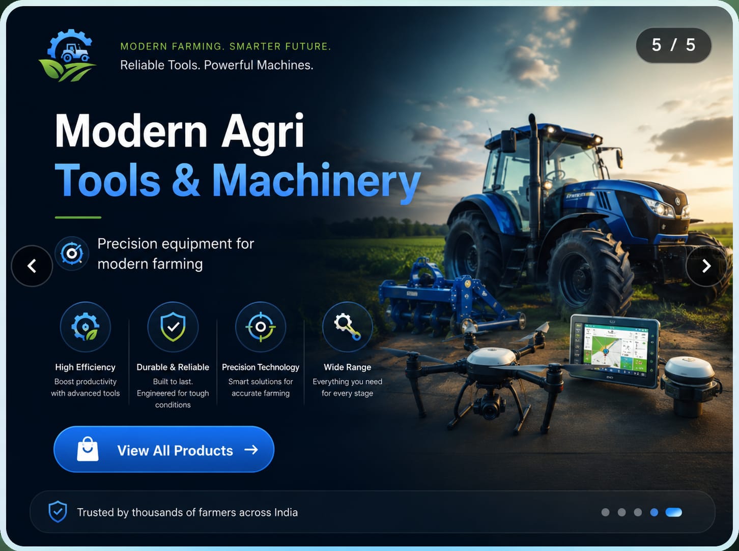 Modern Agri Tools and Machines